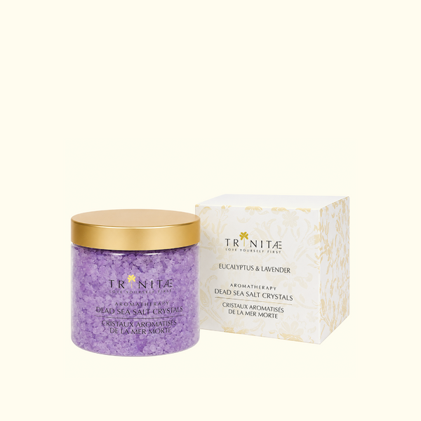 Eucalyptus & Lavender Aromatherapy Dead Sea Salt Crystals