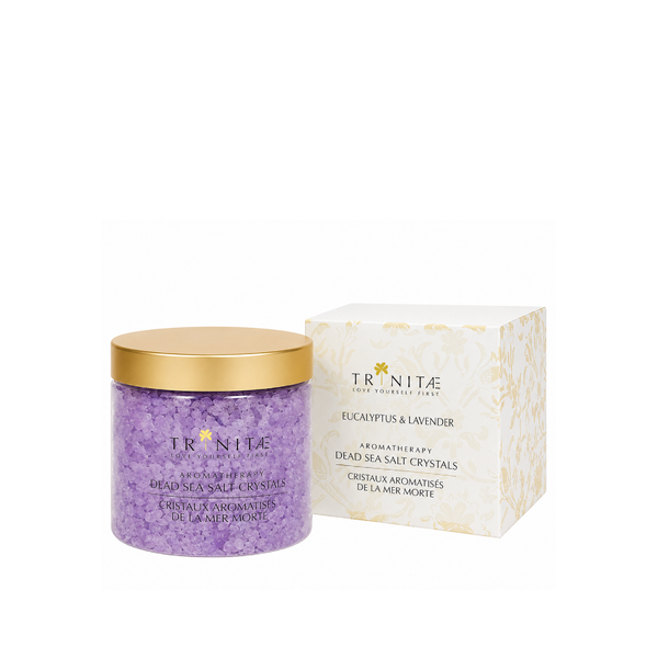 Eucalyptus & Lavender Aromatherapy Dead Sea Salt Crystals
