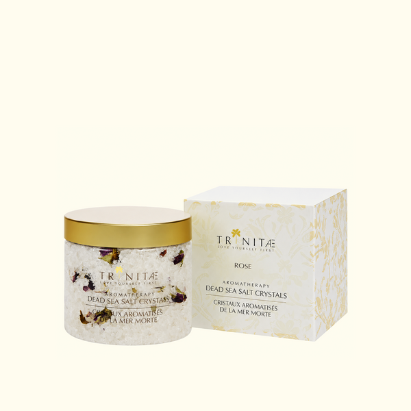 Rose Aromatherapy Dead Sea Salt Crystals