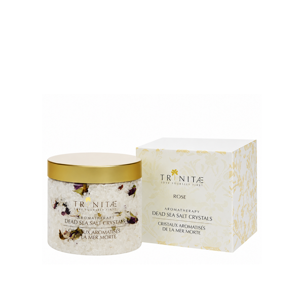 Rose Aromatherapy Dead Sea Salt Crystals
