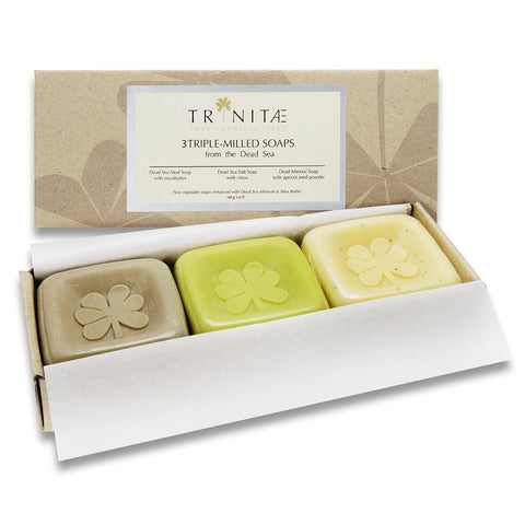 3 Triple - Milled Soaps from the Dead Sea