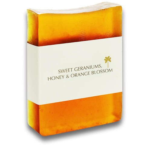 Aromatherapy Glycerin Soap Sweet Geranium, Honey and Orange Blossom