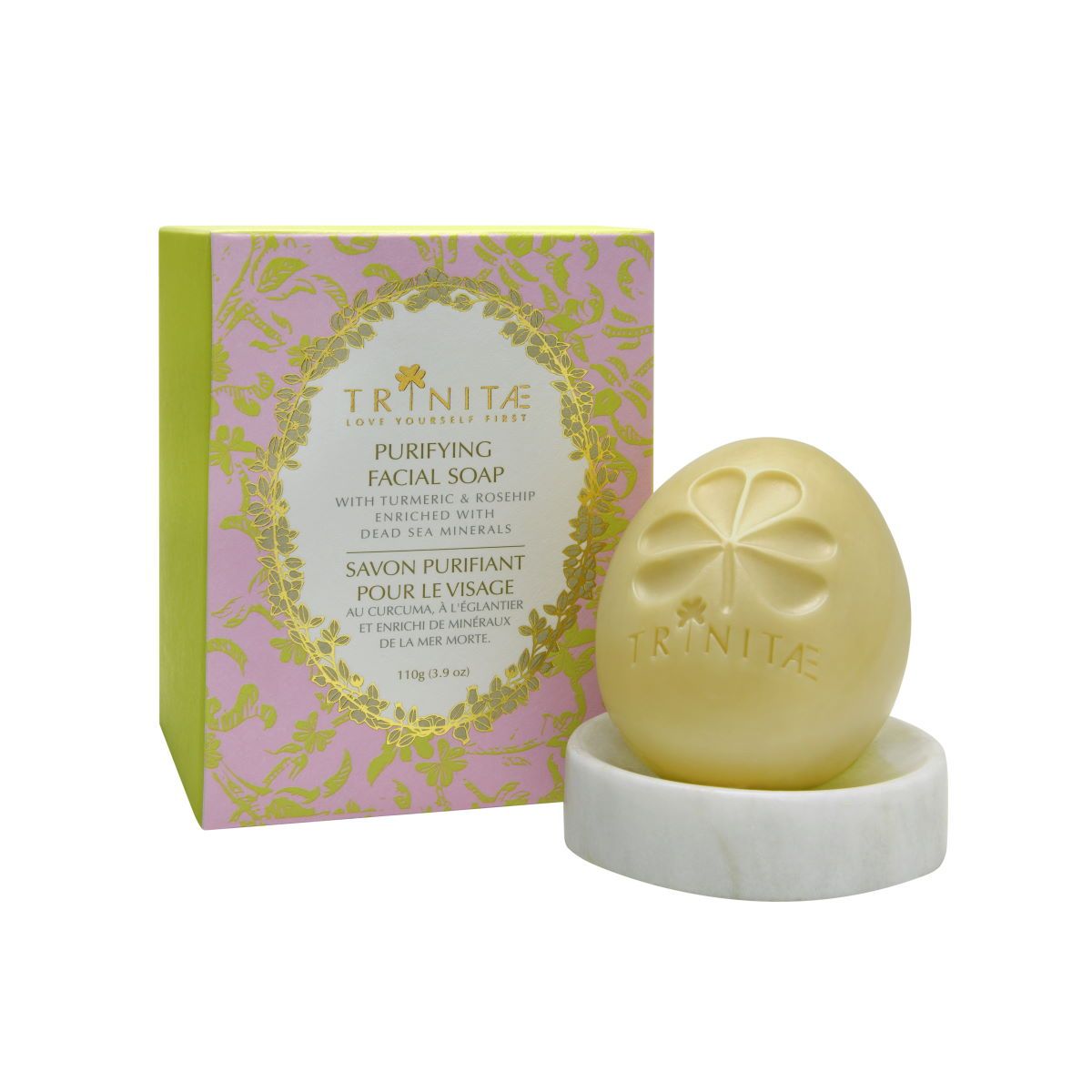 Purifying Facial Soap With Turmeric & Rosehip Enriched With Dead Sea Minerals