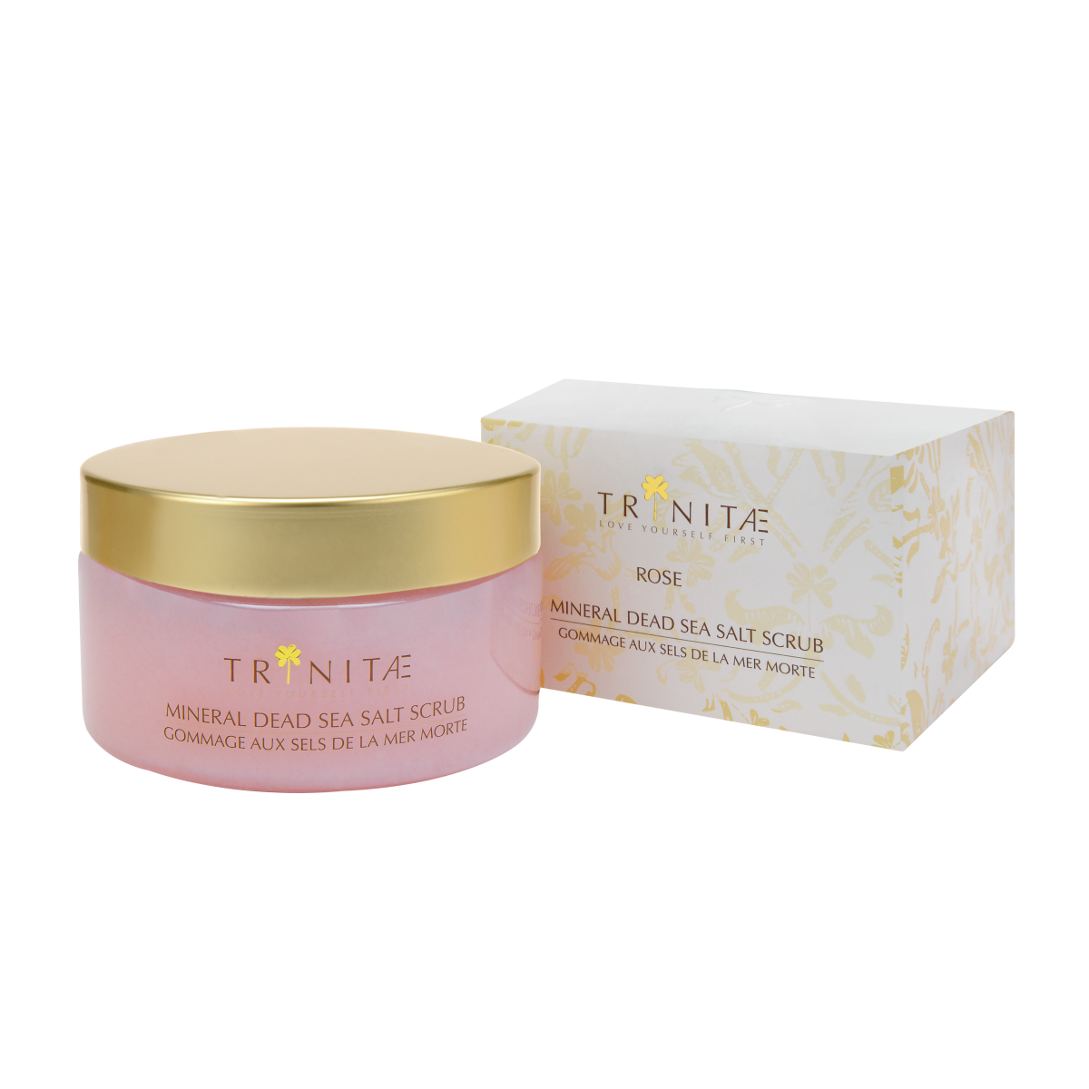 Rose Mineral Dead Sea Salt Scrub – Trinitae