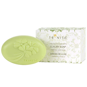 Moisturizing Luxury Soap Verbena with Basil Enriched with Dead Sea Minerals and Shea Butter